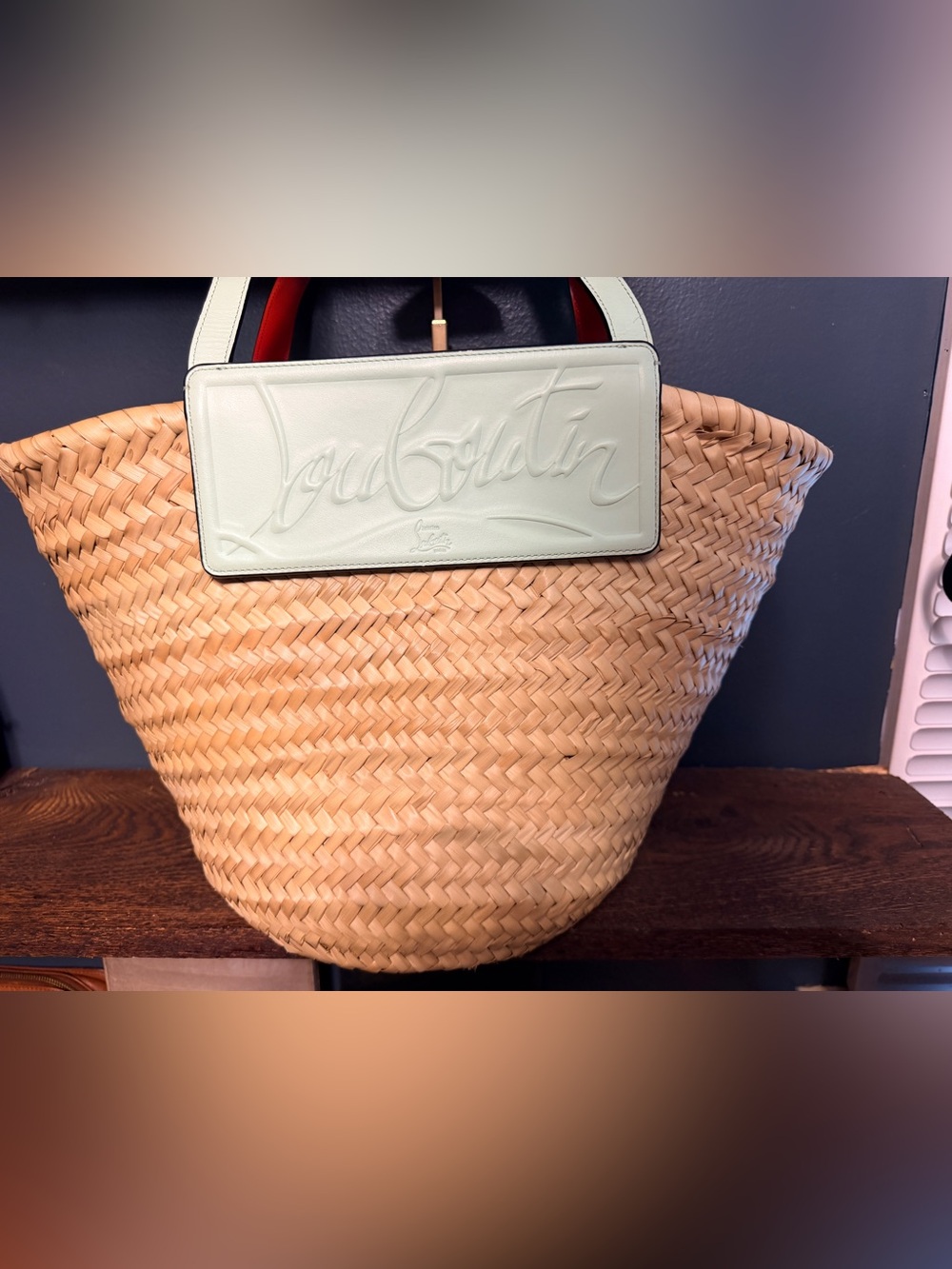 Christian Louboutin Cabata Straw Tote Bag - Picture 3 of 7